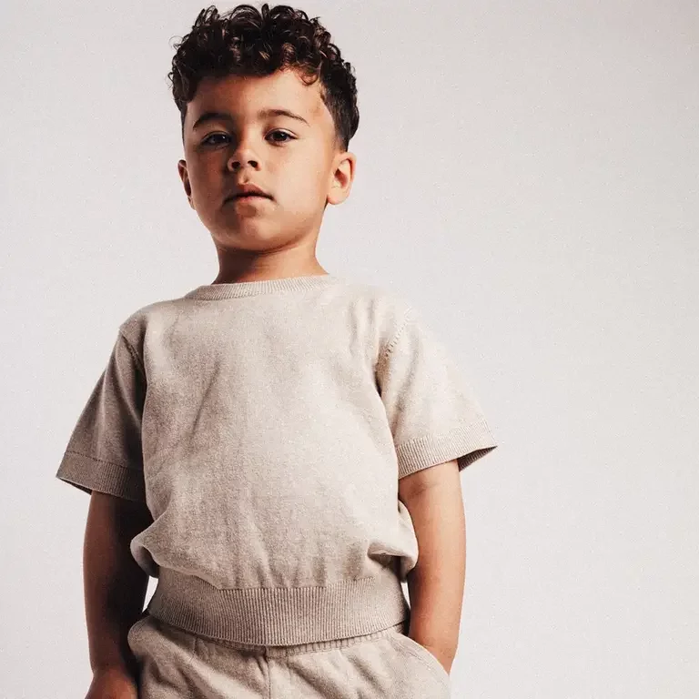 Gebreid truitje Cruz (sand melange)