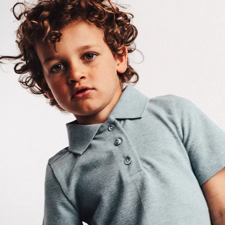 Polo shirt Gijon (blue sea)