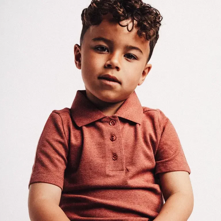 Polo shirt Gijon (red mahagony)