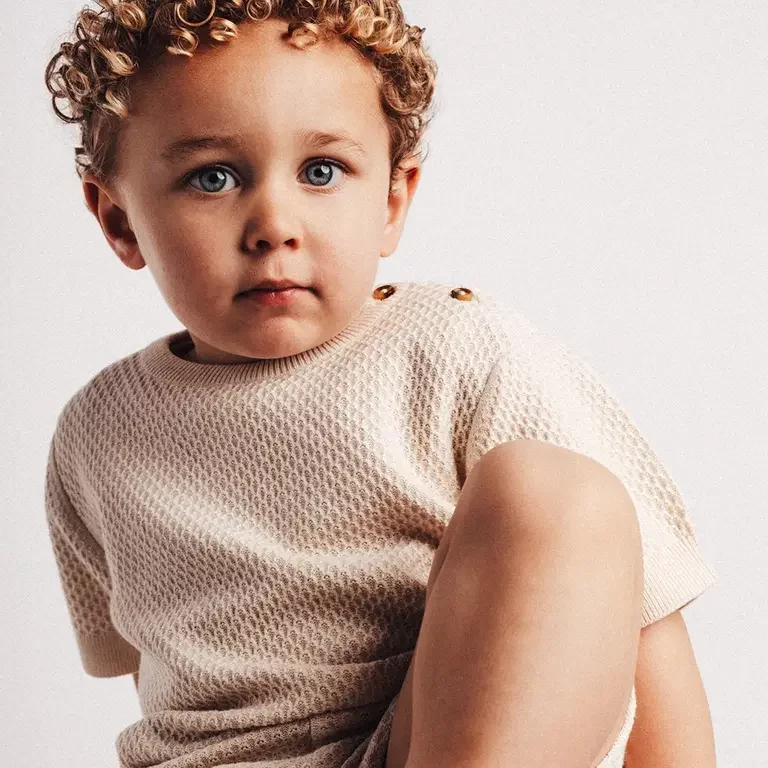 Gebreid truitje Frain (white coconut)