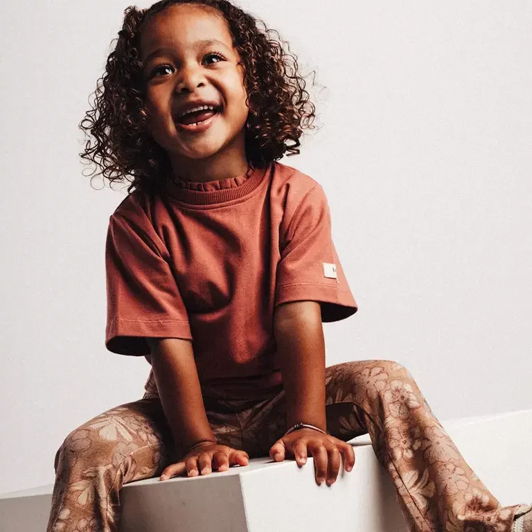 T-shirt Almeria (red mahagony)