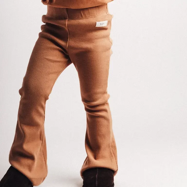 Broek flared Sierra (creme caramel)