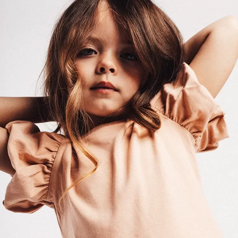 Top ballon mouwtjes Valencia (rose cafe)