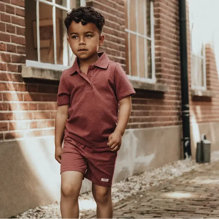 Korte broek Soses (red mahagony)