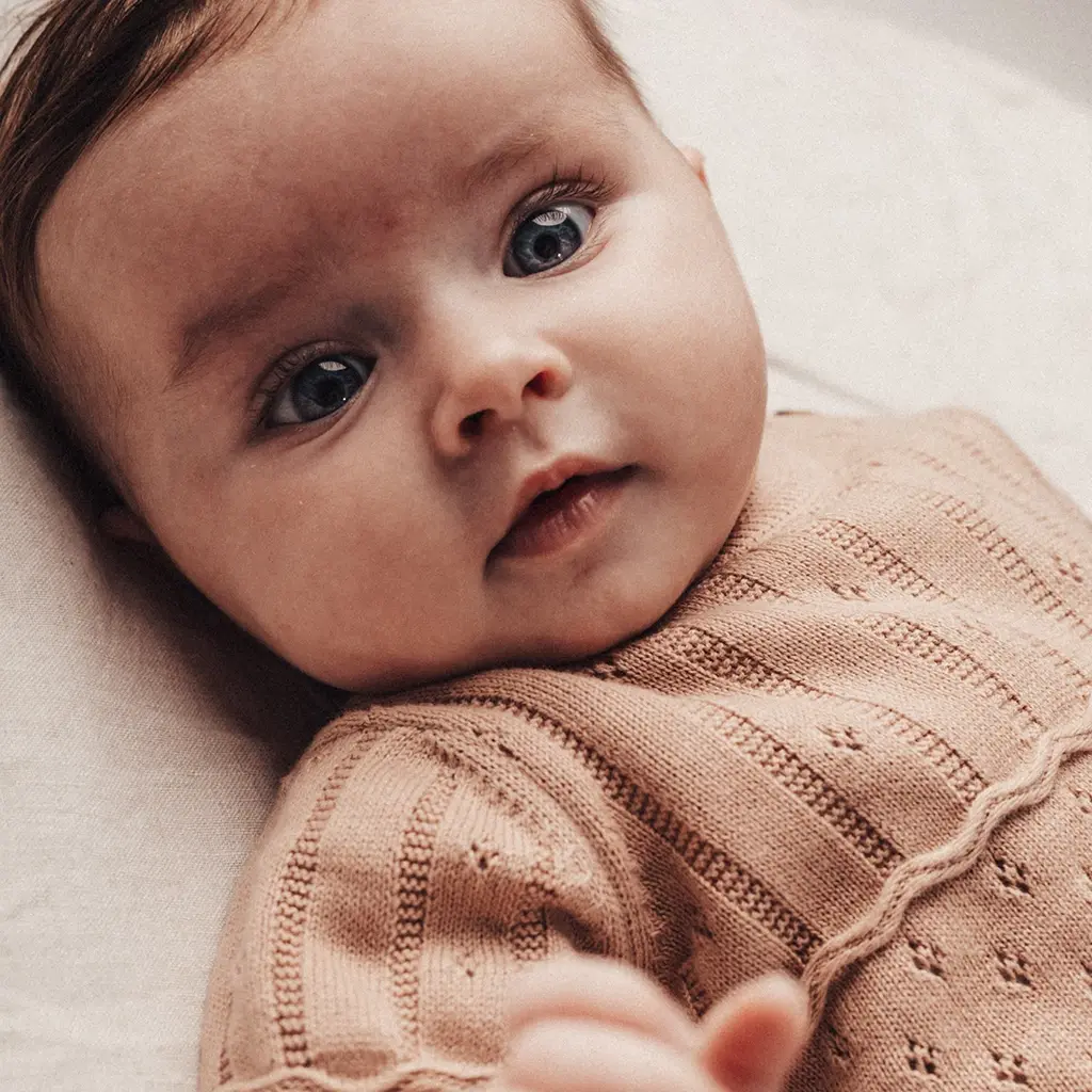 Gebreid truitje Larrau (rose cafe)