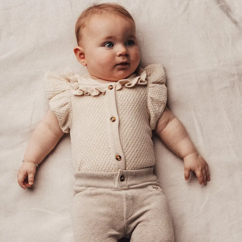 Gebreid rompertje Lousy (off white)