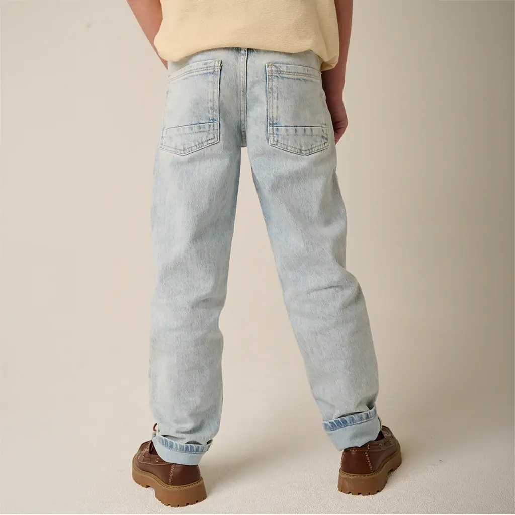 Spijkerbroek Jean straight fit (denim bleach)