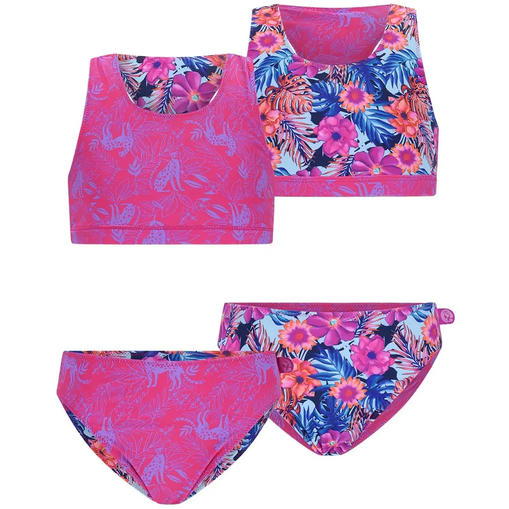 Bikini REVERSIBLE (jungle flower)