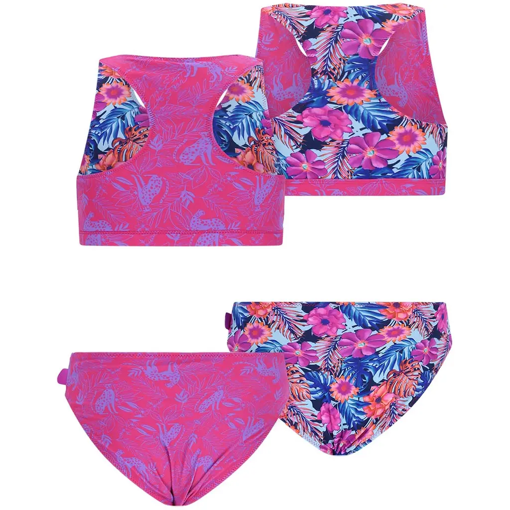 Bikini REVERSIBLE (jungle flower)
