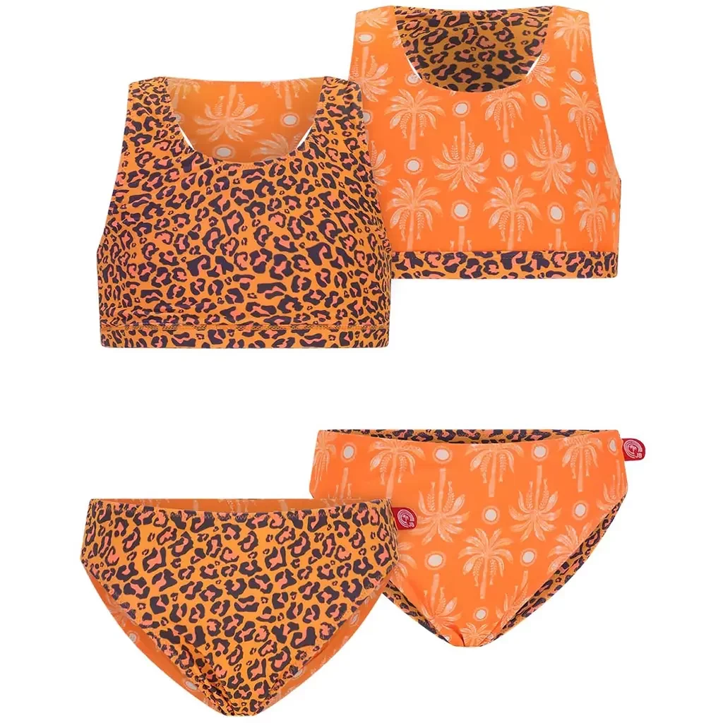 Bikini REVERSIBLE (palm tree ao)