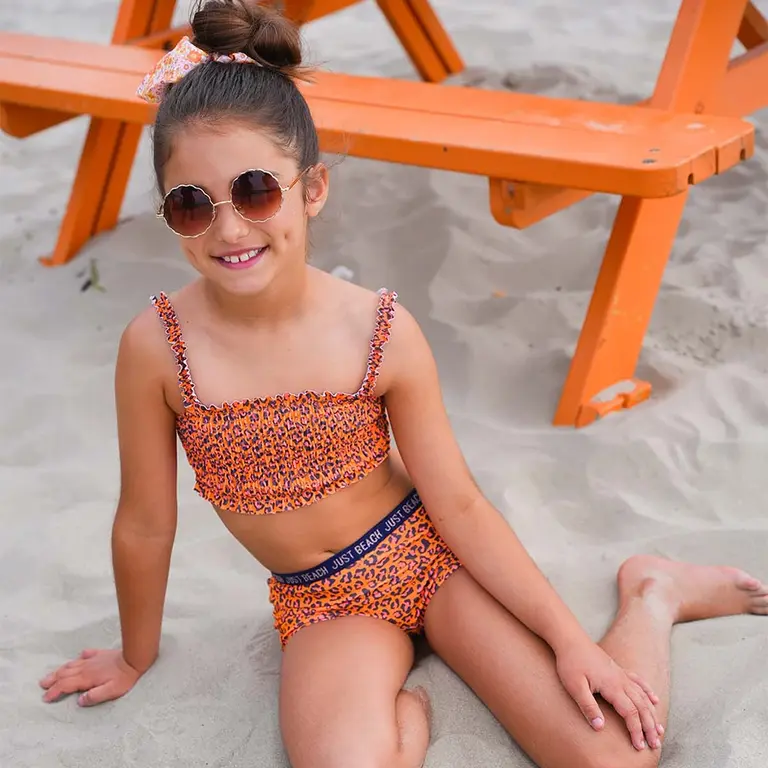 Bikini Zanzibar smock (panter)