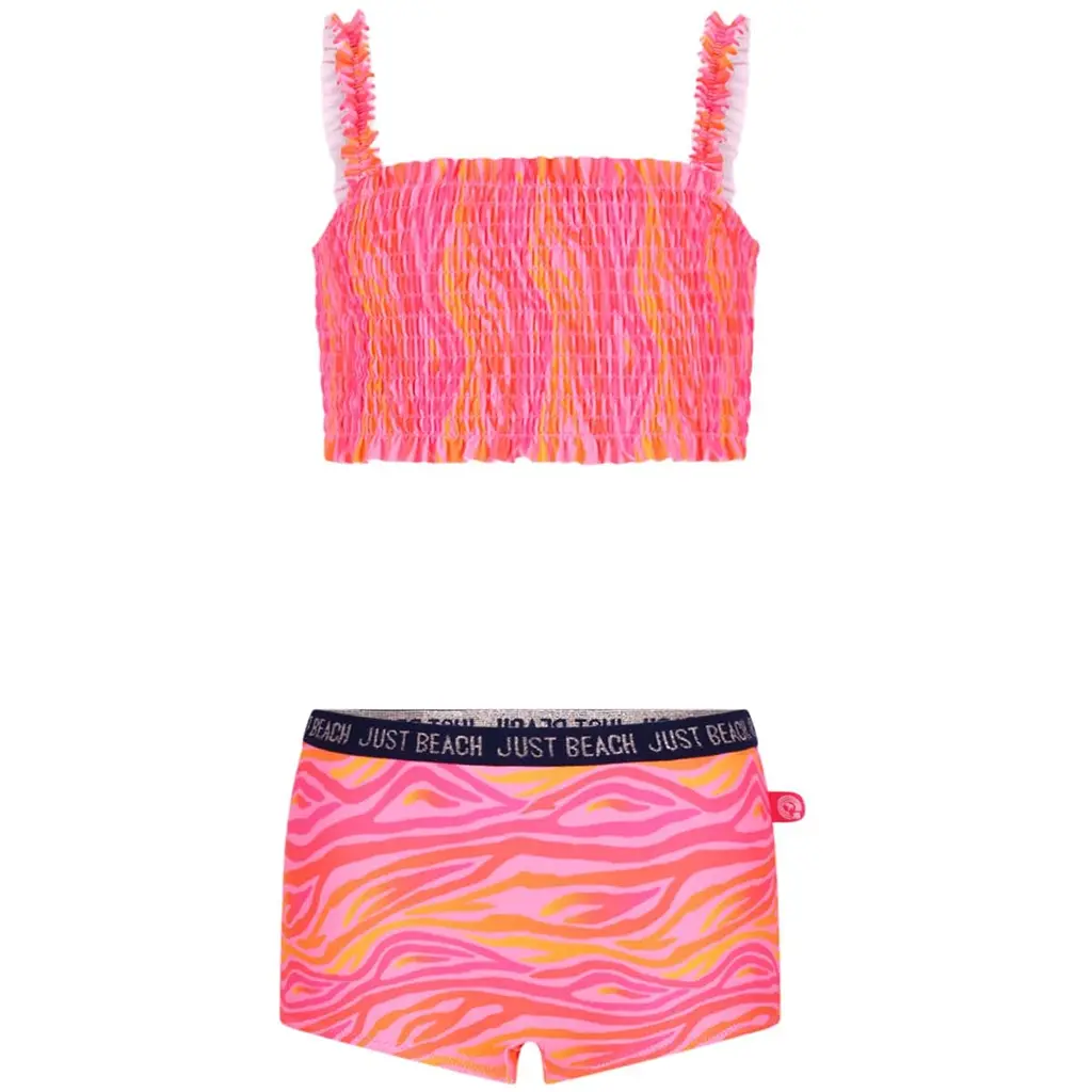 Bikini Zanzibar smock (tropical zebra)