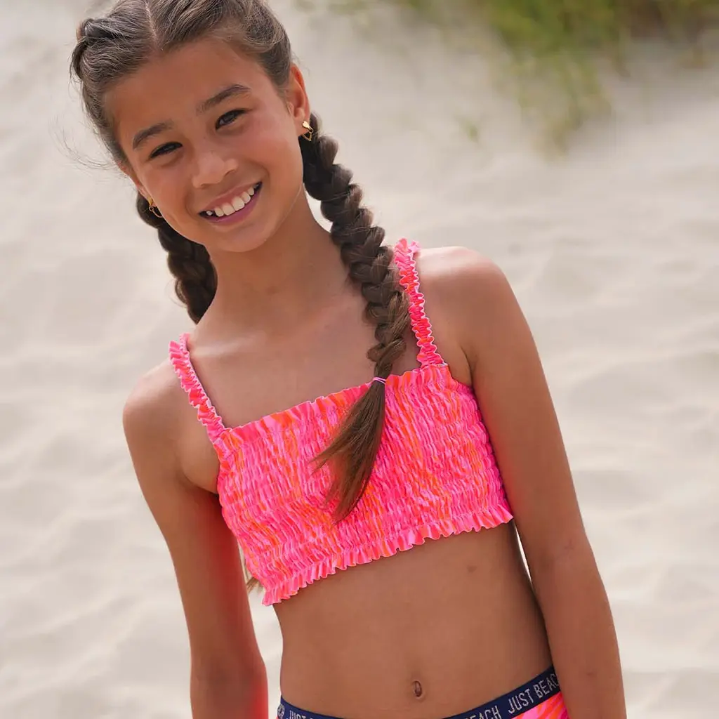 Bikini Zanzibar smock (tropical zebra)