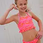 Just Beach Bikini Barbados crossback (tropical zebra)