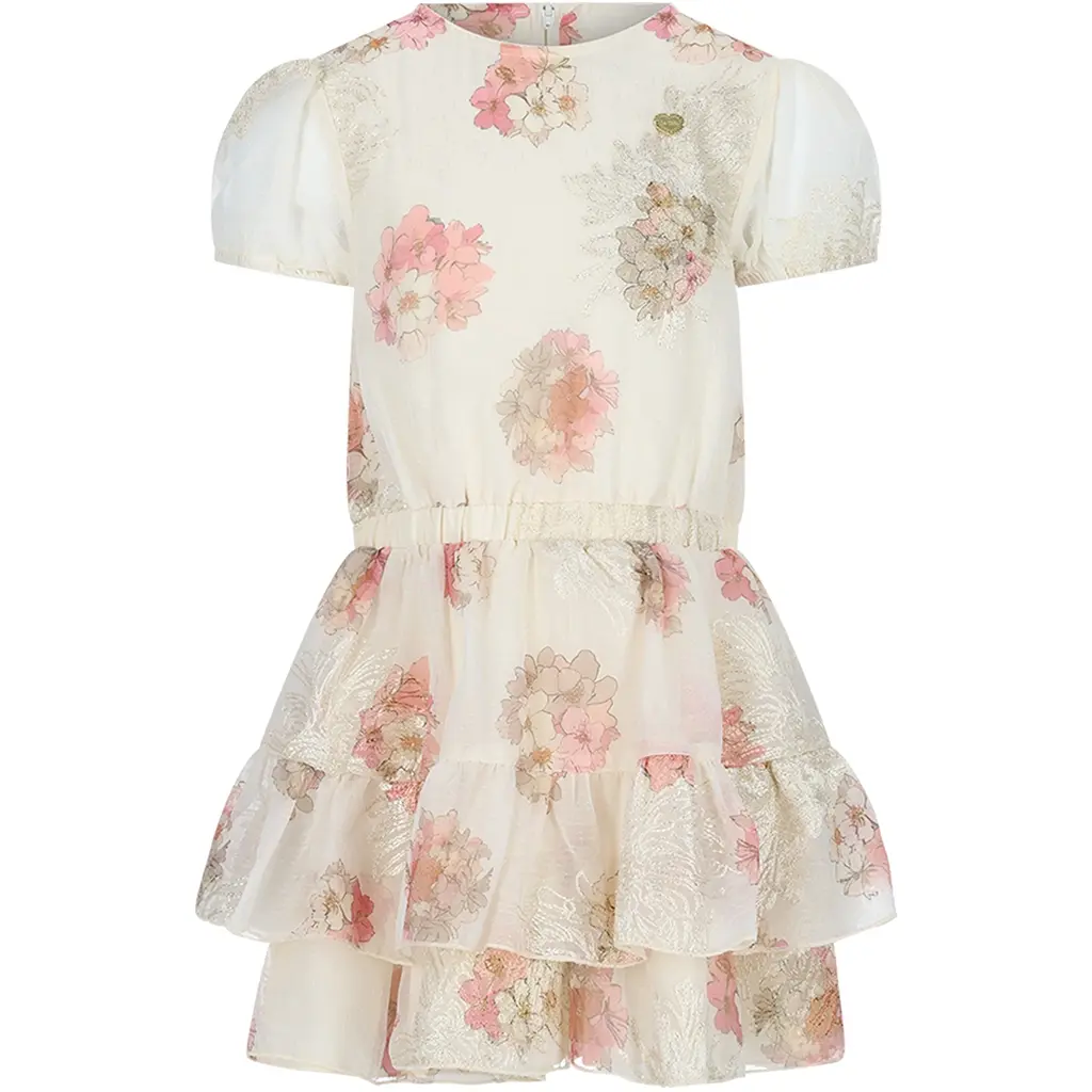 Jurk Salsma (off white bouquet)