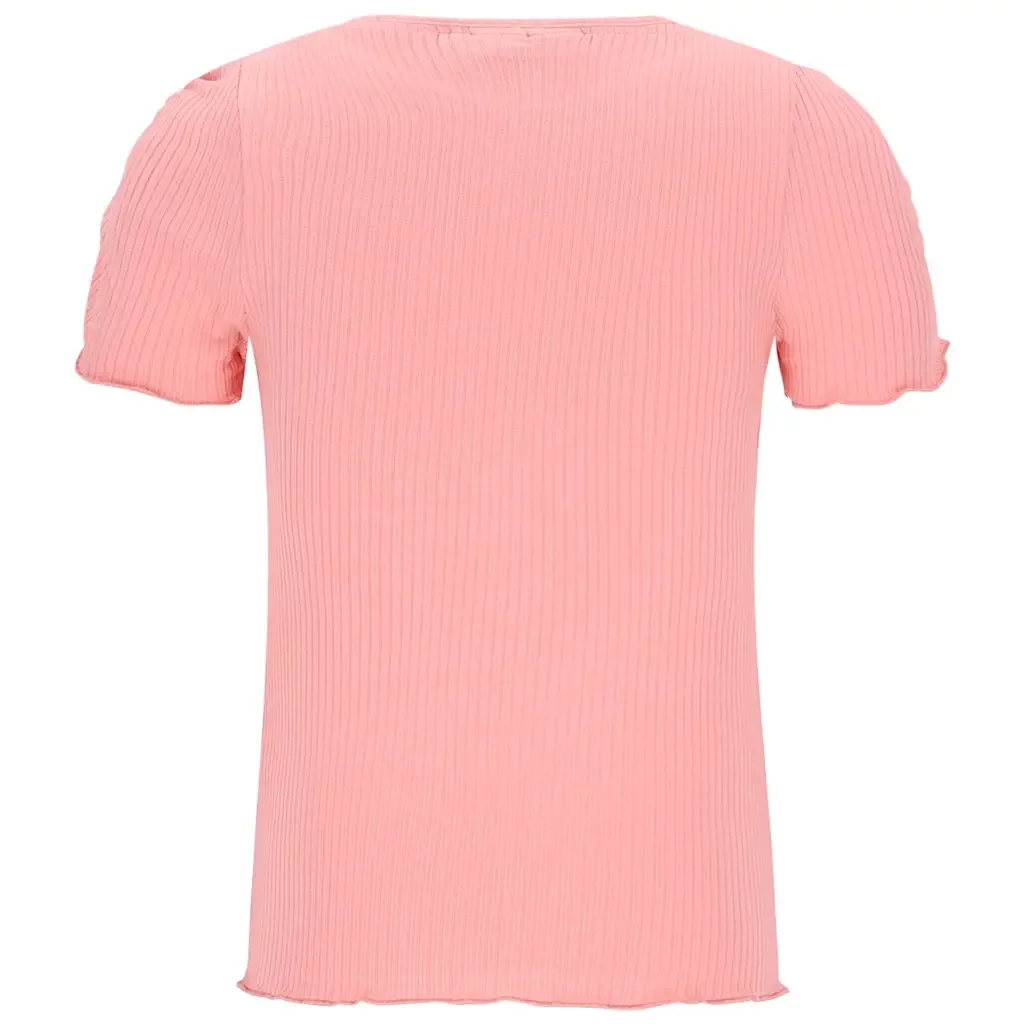T-shirt Elise rib (salmon)