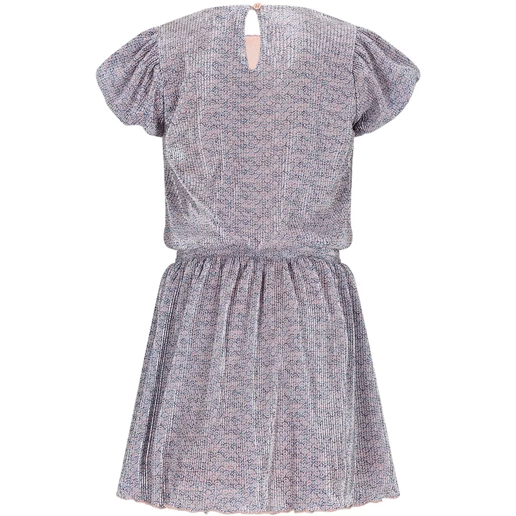 Jurk Miron plisse (ensign blue)