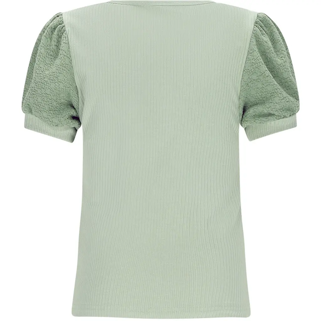 T-shirt Kyoto rib (sage green)