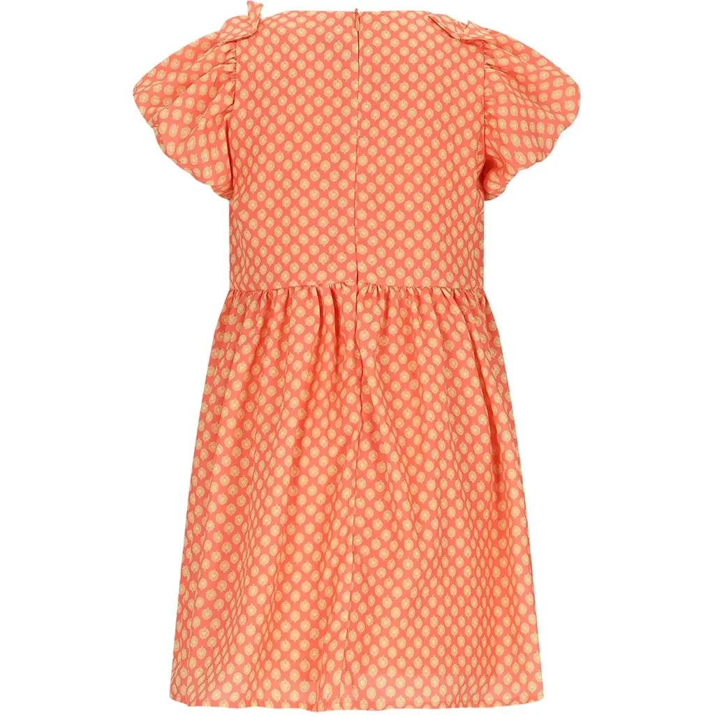 Jurk Milly (orange coral)