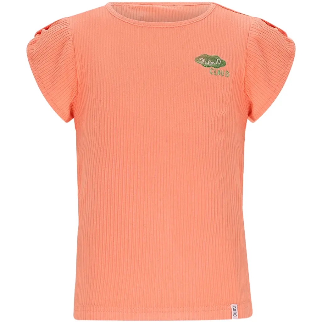 T-shirt Kapri rib (orange coral)