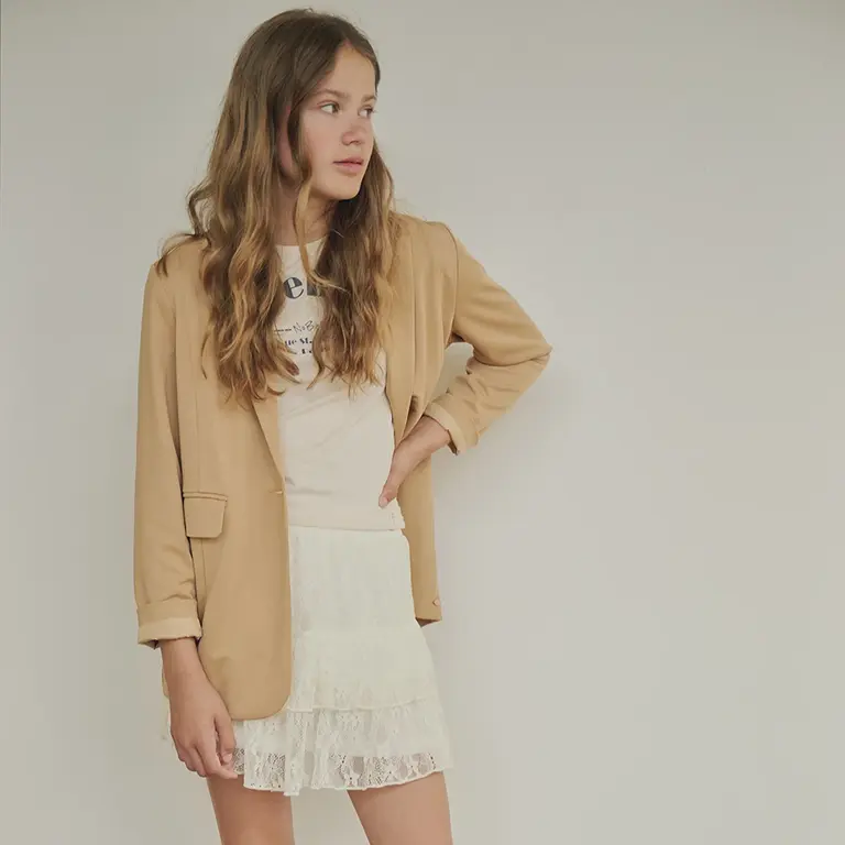 Rokje Naia (pearled ivory)