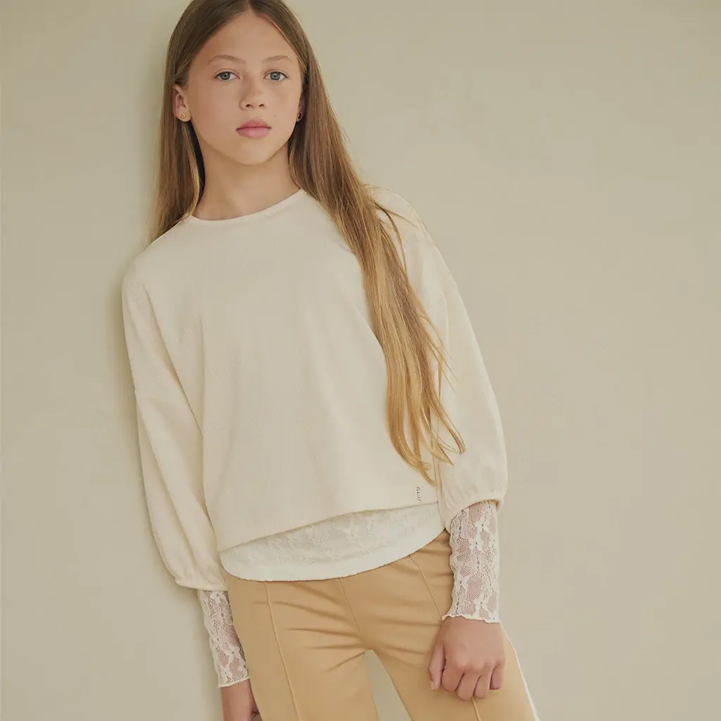 Broek Sylvie palazzo (animal brown)