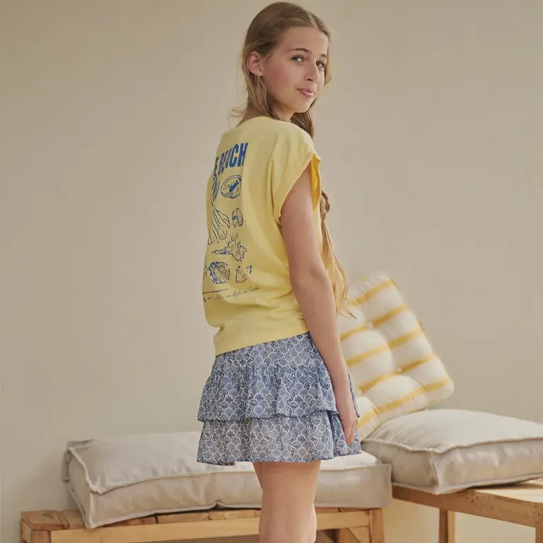 T-shirt Kasis backprint (lemoncurd yellow)