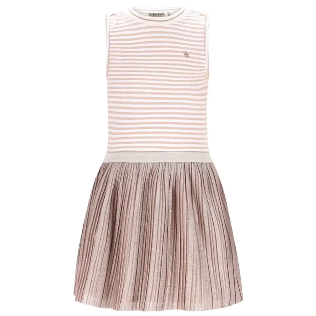 Jurk Minte stripe (gold stripe)