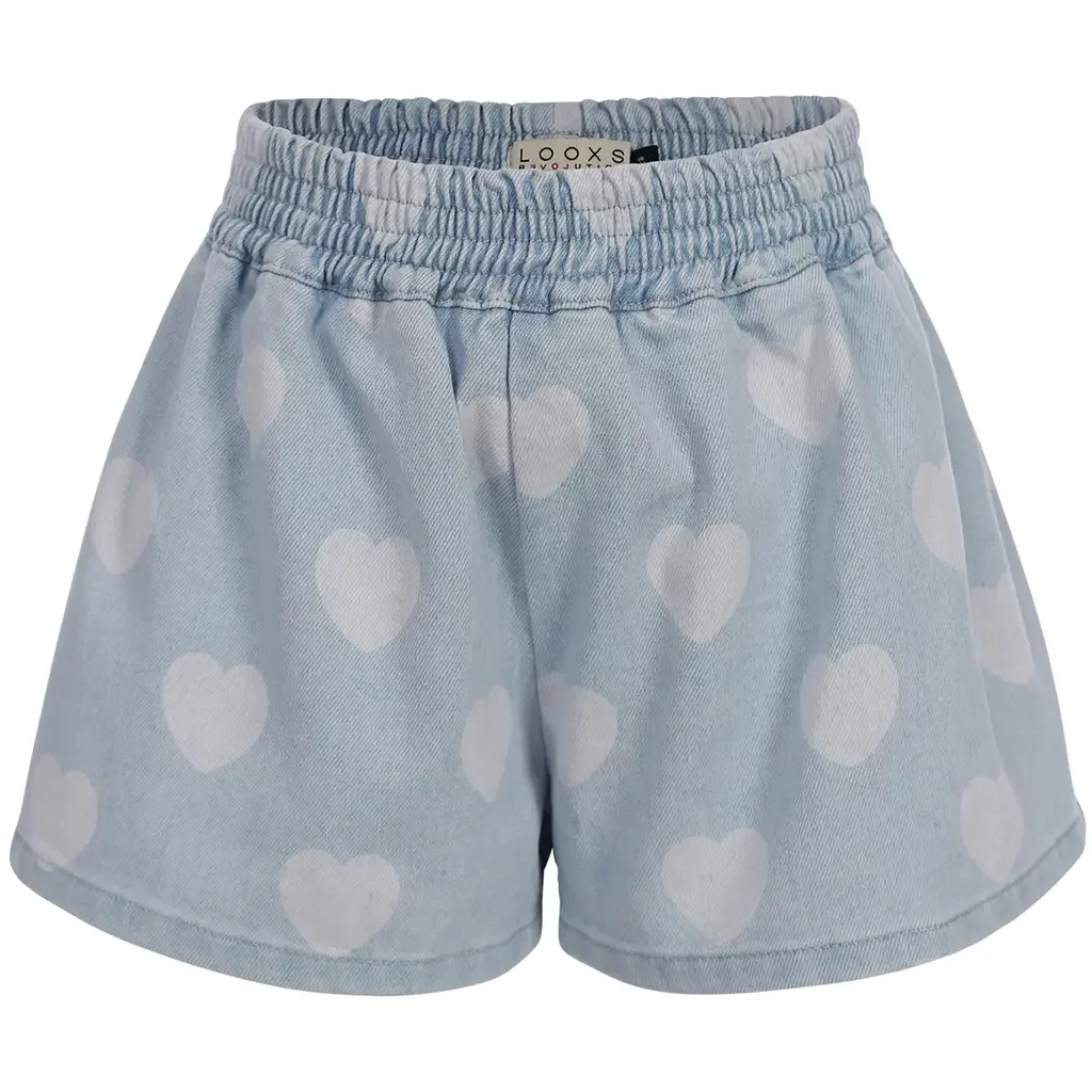 Korte spijkerbroek (heart denim)
