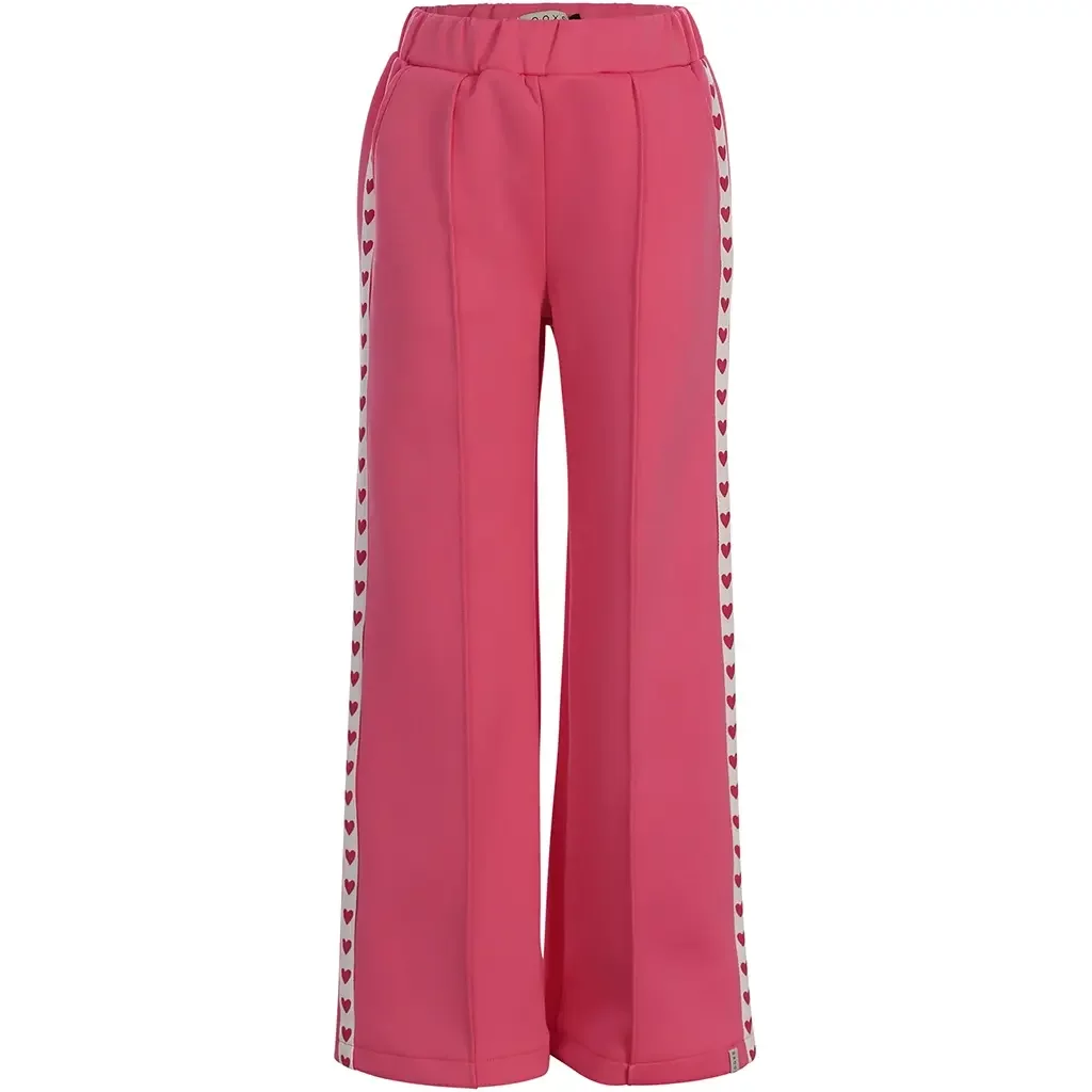 Broek sweat wide fit (bubblegum)