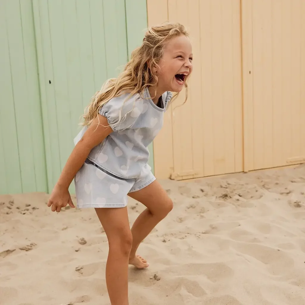 Spijkertopje (heart denim)