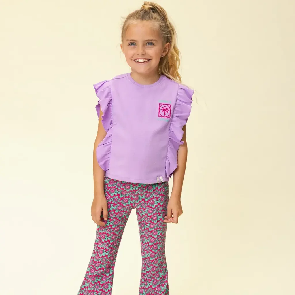 Broek flared (cheeta)