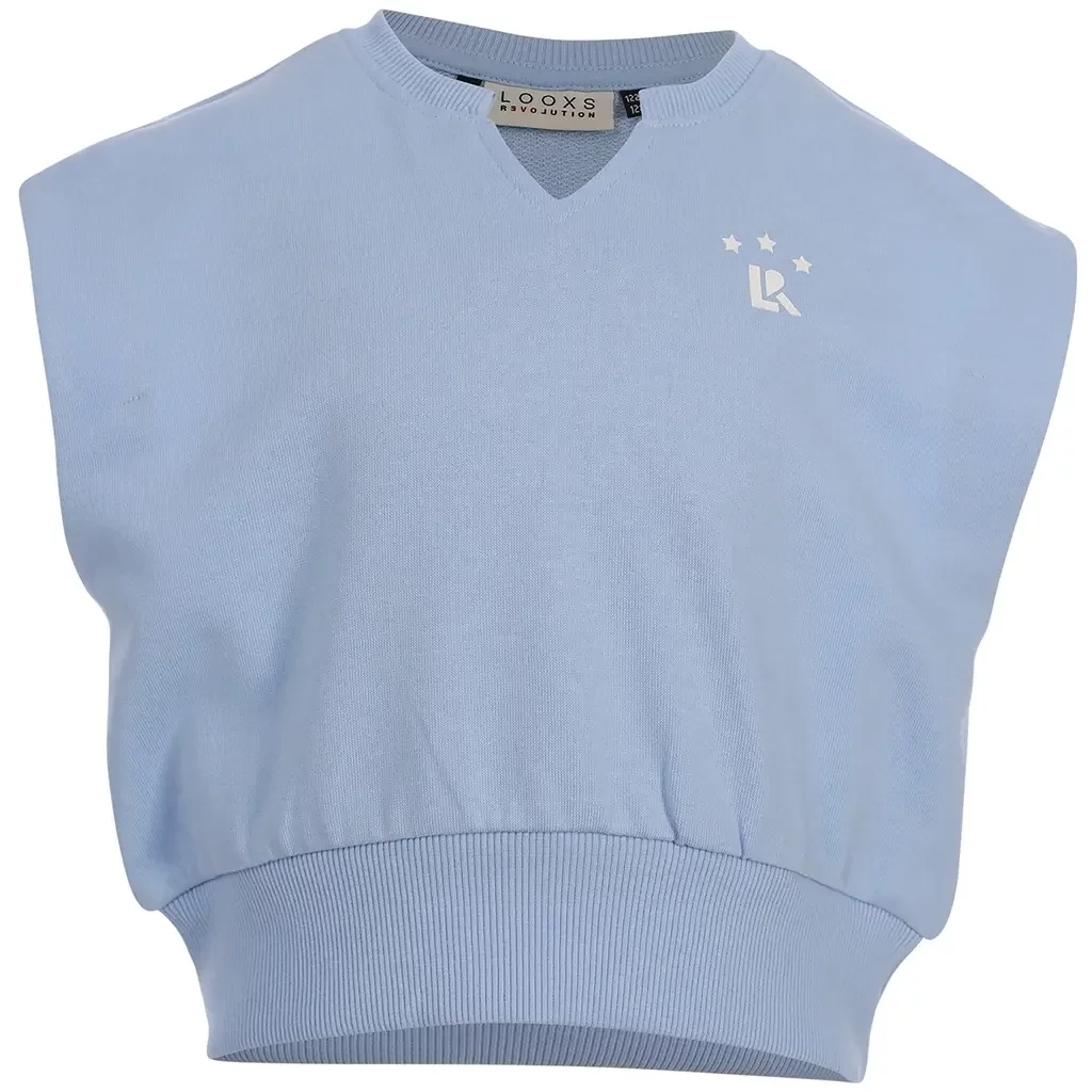 Topje Backprint (air blue)