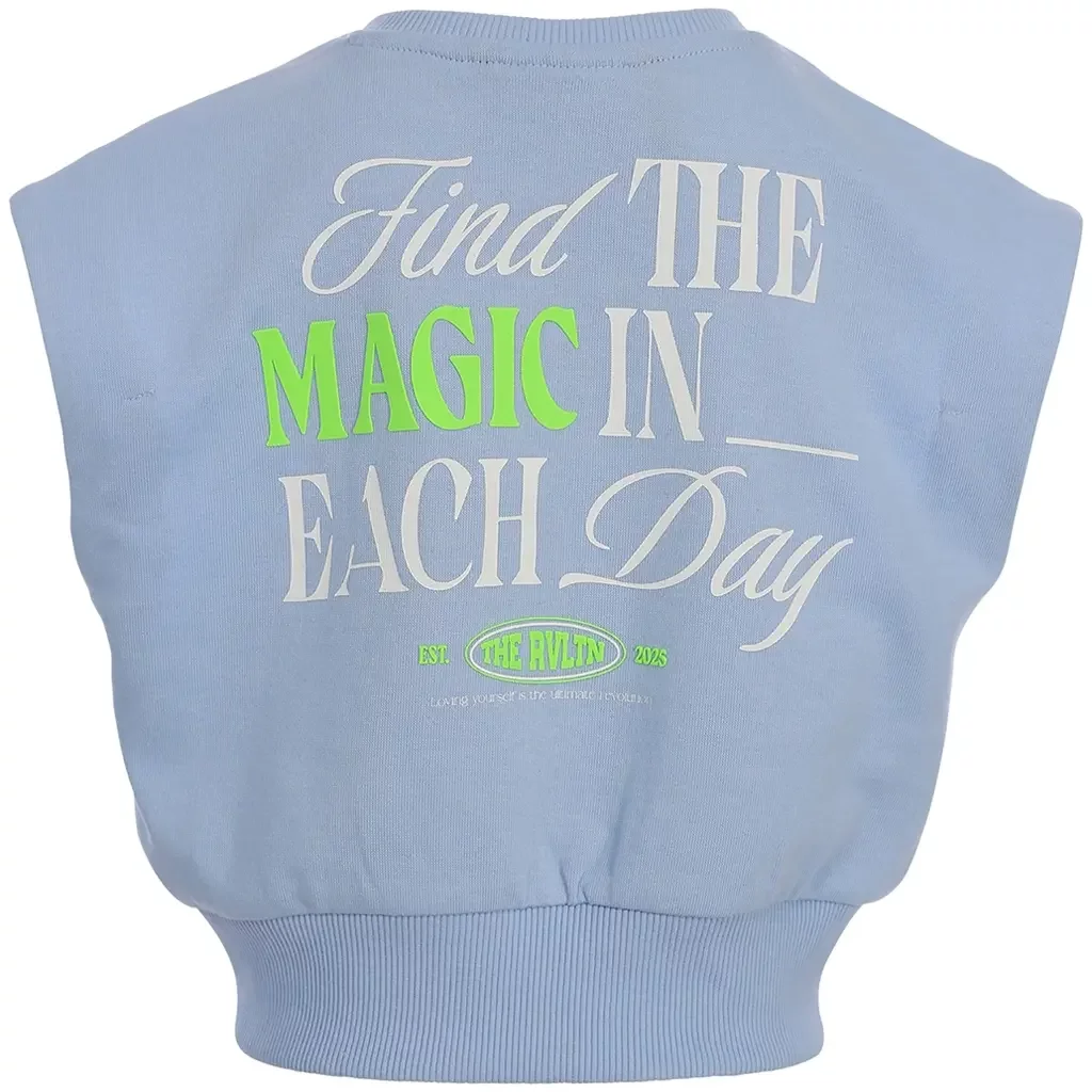 Topje Backprint (air blue)
