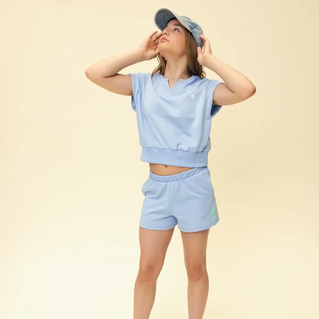 Topje Backprint (air blue)