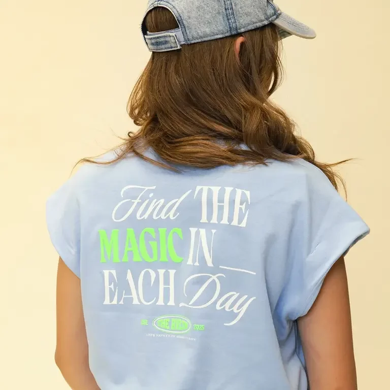 Topje Backprint (air blue)