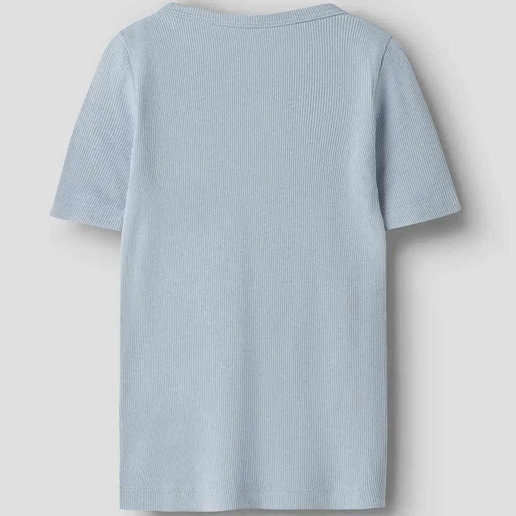 T-shirt granddad rib Kab (blue fog)