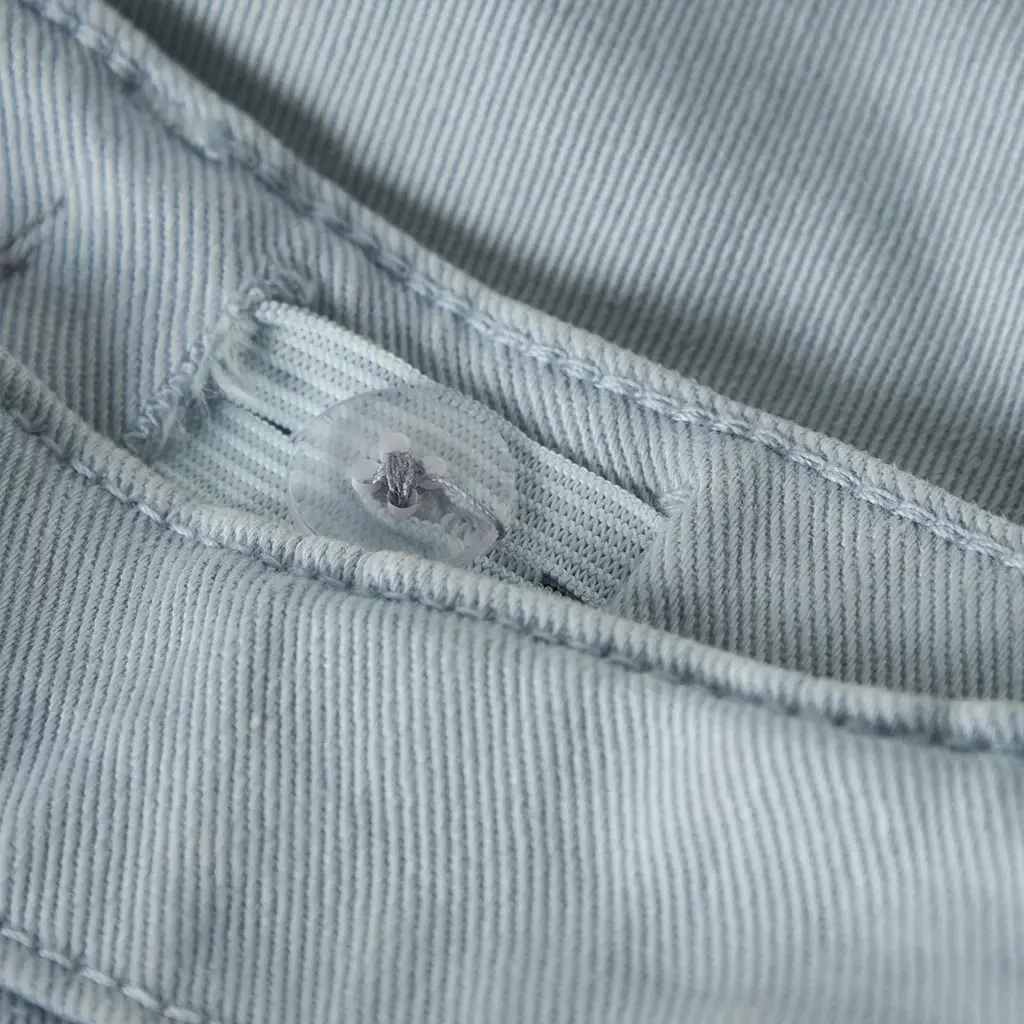 Korte broek twill STRAIGHT Ryan (blue fog)