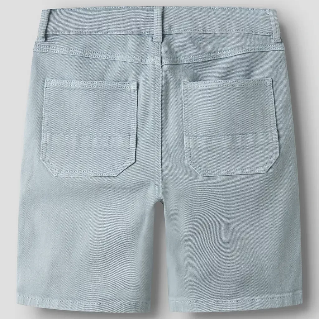 Korte broek twill STRAIGHT Ryan (blue fog)