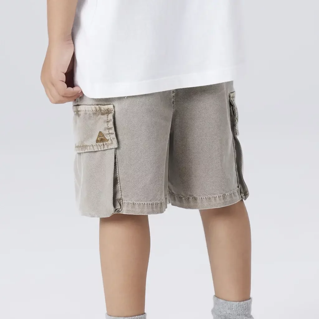 Korte broek cargo BAGGY Ben (chinchilla)