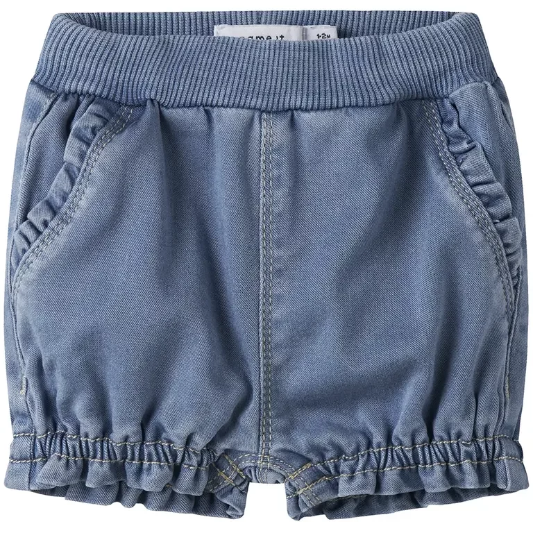 Kort broekje/bloomer Bella (light blue denim)