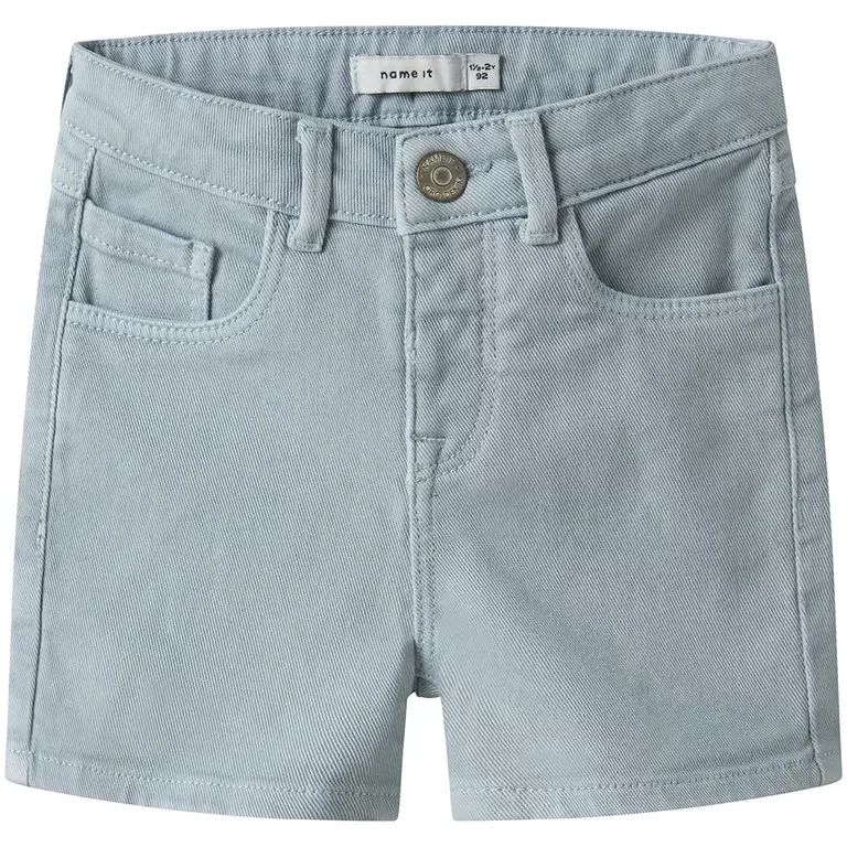 Korte broek twill STRAIGHT Ryan (blue fog)