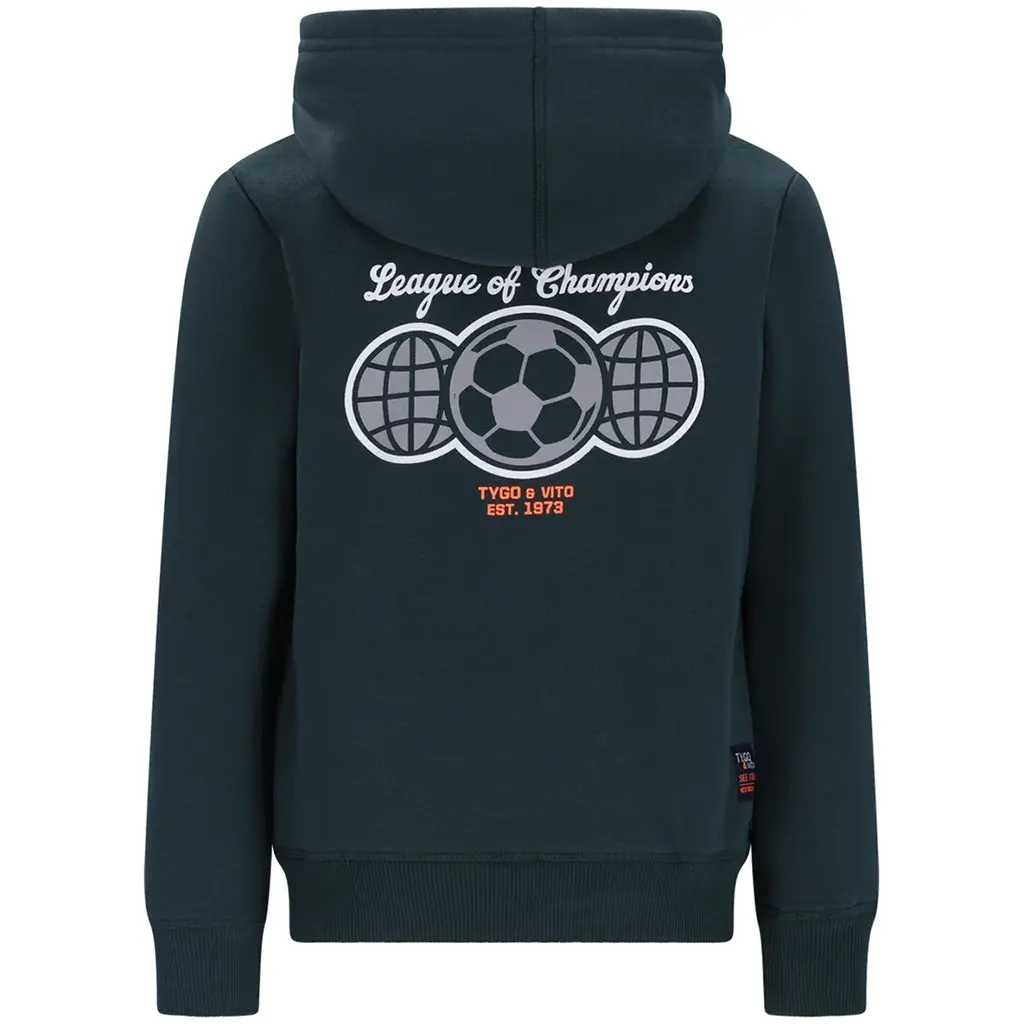 Trui hoodie Hank (storm green)