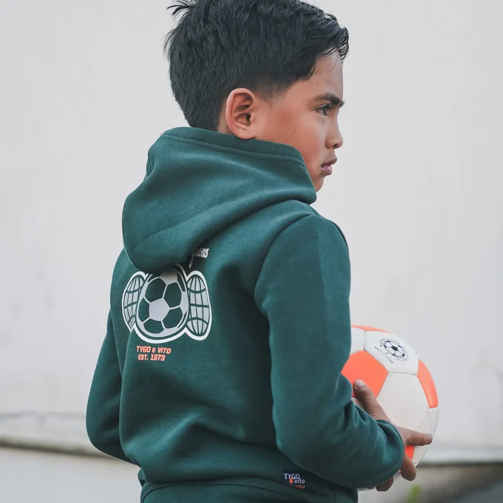 Trui hoodie Hank (storm green)