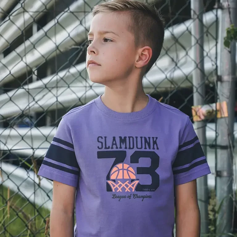 T-shirt Troy (grape mist)