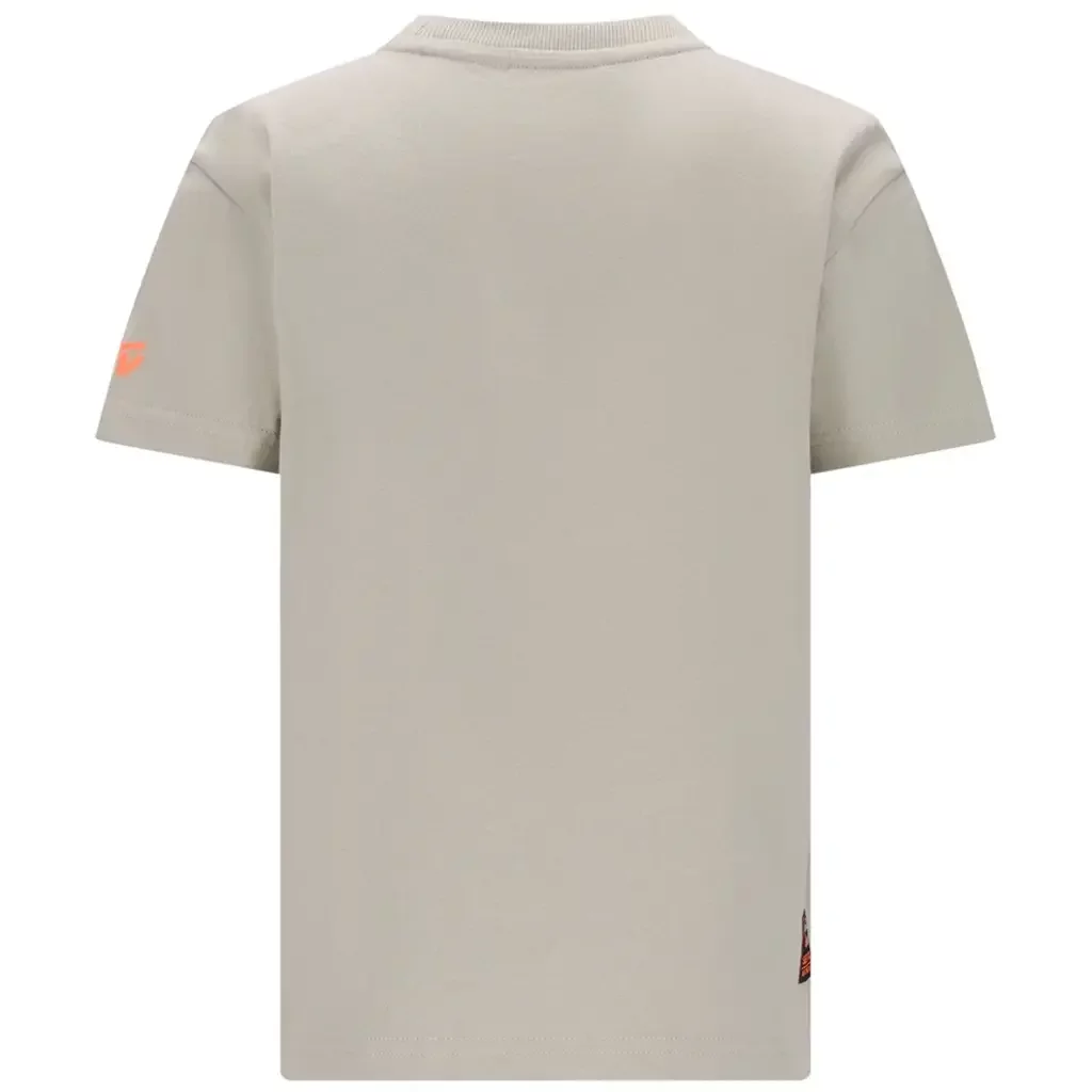 T-shirt Trace loose fit (pebble stone)