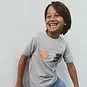 TYGO & Vito T-shirt Trace loose fit (pebble stone)