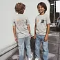 TYGO & Vito T-shirt Trace loose fit (pebble stone)