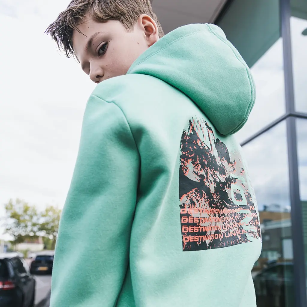 Trui hoodie Nigel (wasabi)
