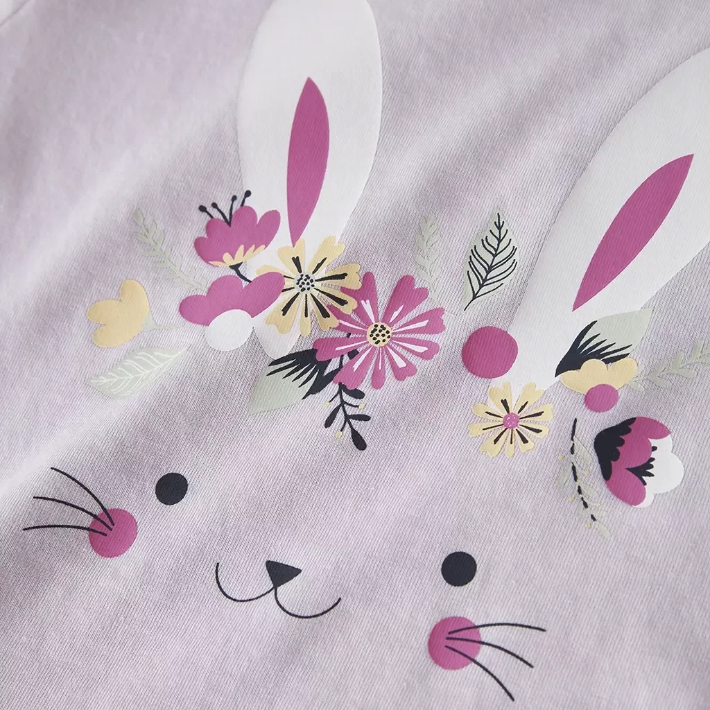 T-shirt LOOSE FIT Vilinse (lavender fog bunny)